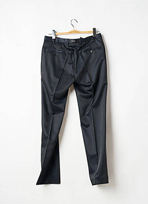 Pantalon chino fermeture zippée sous rabat avec crochet bleu DIGEL homme