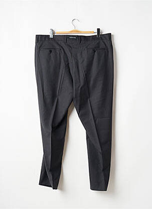 Pantalon slim tissage popeline taille normale gris BENVENUTO homme