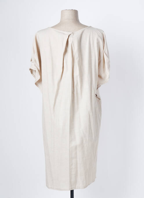 Robe mi-longue beige RINASCIMENTO pour femme