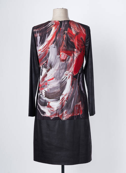 Robe mi-longue noir FRANCE RIVOIRE pour femme