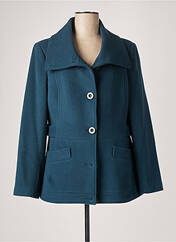 Manteau court bleu SCRIPTA pour femme seconde vue