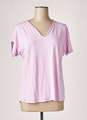 T-shirt violet SOIE POUR SOI pour femme seconde vue