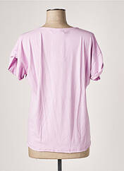 T-shirt violet SOIE POUR SOI pour femme seconde vue