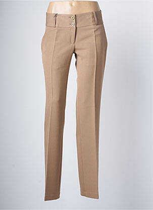 Pantalon slim taille normale taille normale beige SCRIPTA femme