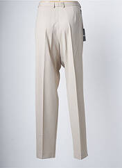 Pantalon droit beige BRUNO SAINT HILAIRE pour femme seconde vue