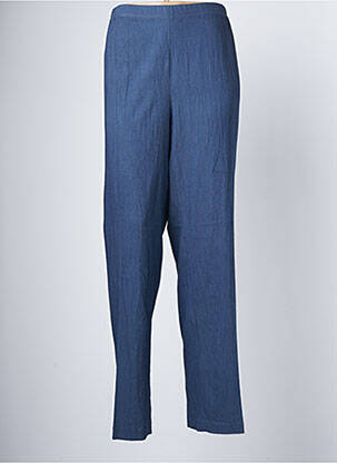 Pantalon droit bleu GRIFFON pour femme