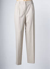 Pantalon droit beige SAINT HILAIRE pour femme seconde vue
