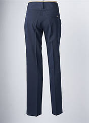 Pantalon droit bleu SCRIPTA pour femme seconde vue