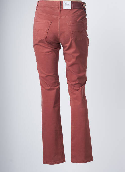 Pantalon droit marron PIONEER pour femme
