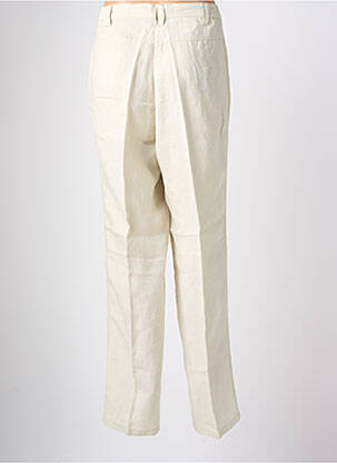 Pantalon slim tissage popeline taille normale beige KJBRAND femme