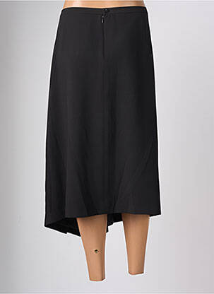 Jupe mi-longue taille normale noir HORTENSIA femme