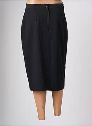 Jupe mi-longue taille normale noir JEAN DELFIN femme