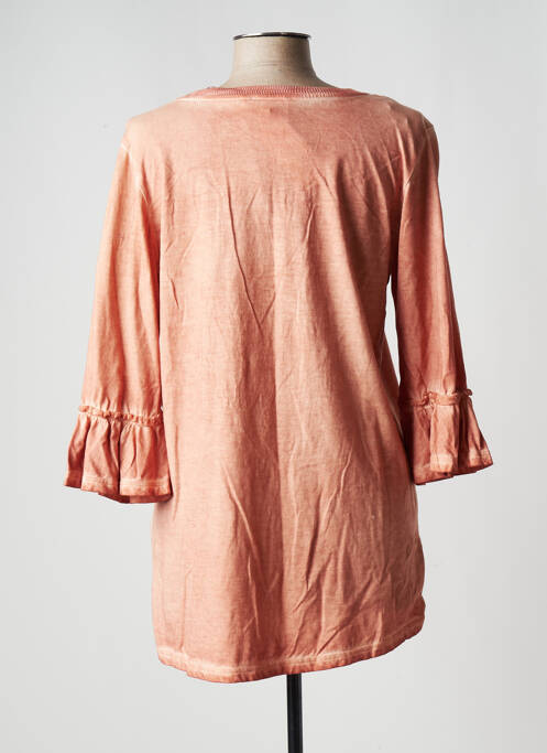 Tunique manches longues orange APRICO pour femme