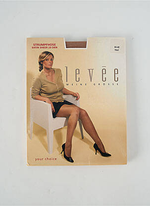Collants tissage voile chair LEVEE femme