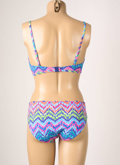 Maillot de bain 2 pièces bleu ROSA FAIA pour femme