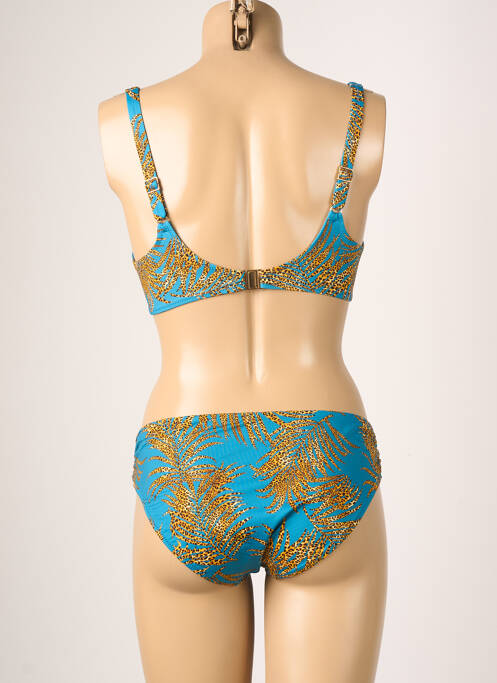 Maillot de bain 2 pièces bleu ROSA FAIA pour femme