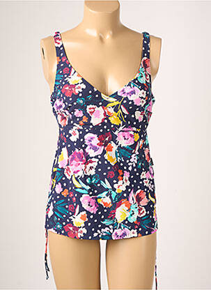 Top de bain haut soutien-gorge emboitant bleu ROSA FAIA femme