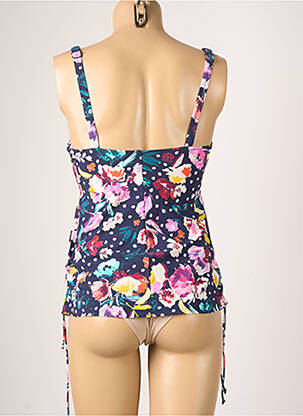 Top de bain haut soutien-gorge emboitant bleu ROSA FAIA femme