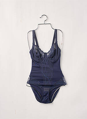 Body lingerie bleu LOUISA BRACQ pour femme