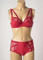 Ensemble lingerie rouge LOUISA BRACQ pour femme seconde vue