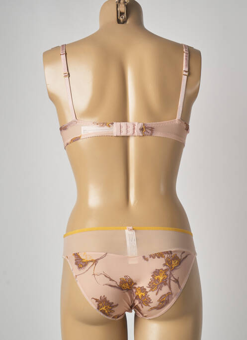 Ensemble lingerie rose LOUISA BRACQ pour femme