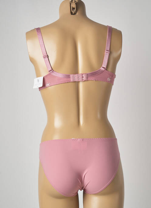 Ensemble lingerie rose LOUISA BRACQ femme