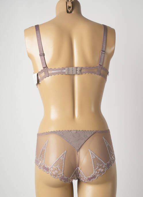 Ensemble lingerie marron LOUISA BRACQ pour femme