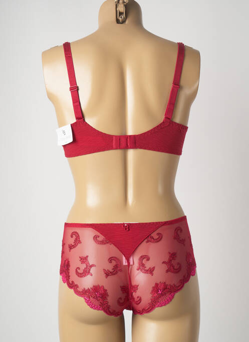 Ensemble lingerie rouge LOUISA BRACQ pour femme