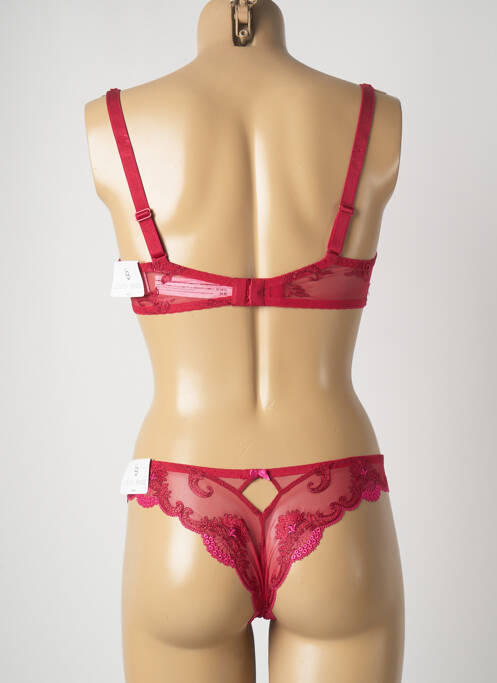 Ensemble lingerie rouge LOUISA BRACQ pour femme