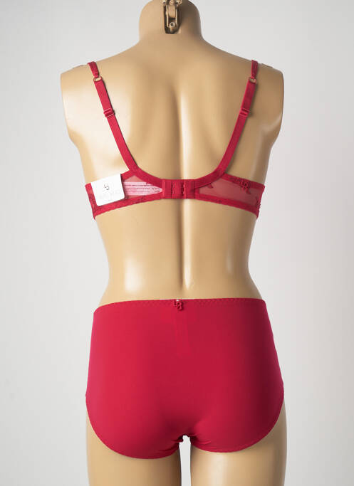 Ensemble lingerie rouge LOUISA BRACQ pour femme