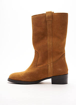 Bottes talon de 4 à 6cm jaune KICKERS femme