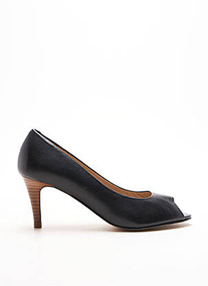 Sandales/nu pieds matière lisse talon de 4 à 6cm noir JB MARTIN femme