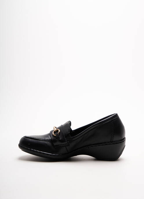Mocassins noir RIEKER pour femme
