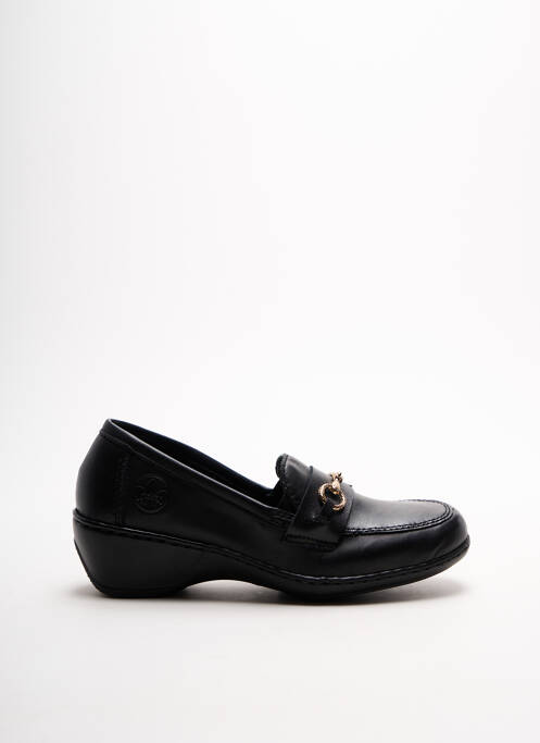 Mocassins noir RIEKER pour femme