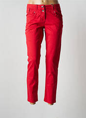 Pantalon slim rouge CECIL pour femme seconde vue