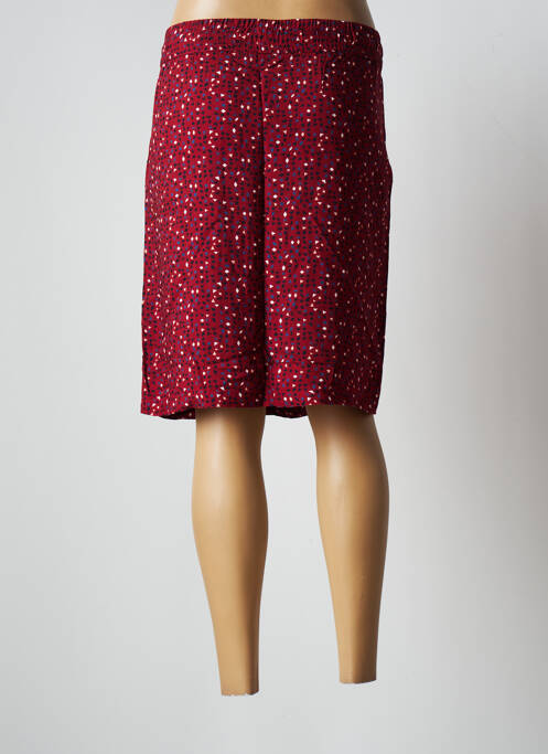 Jupe mi-longue rouge CECIL pour femme