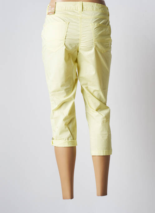 Pantacourt jaune CECIL pour femme