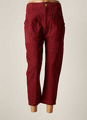 Pantalon 7/8 rouge CHICOSOLEIL pour femme seconde vue