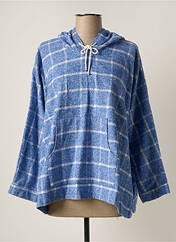 Sweat-shirt à capuche bleu CHICOSOLEIL pour femme seconde vue
