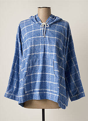 Sweat-shirt à capuche bleu CHICOSOLEIL pour femme