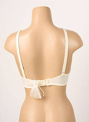 Soutien-gorge effet matière satinée haut soutien-gorge balconnet beige ANTINEA femme