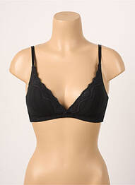Soutien-gorge sans armature haut soutien-gorge moulé noir CALIDA femme