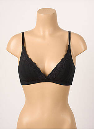 Soutien-gorge sans armature haut soutien-gorge moulé noir CALIDA femme