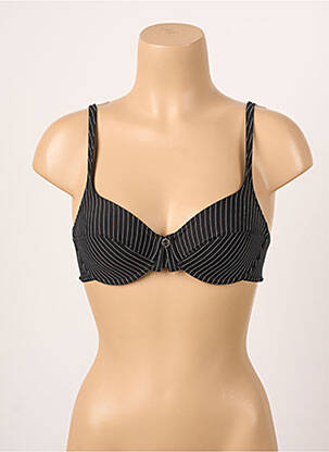 Soutien-gorge effet matière satinée haut soutien-gorge emboitant noir MARIE JO femme