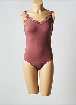 Body lingerie stretch marron CALIDA femme