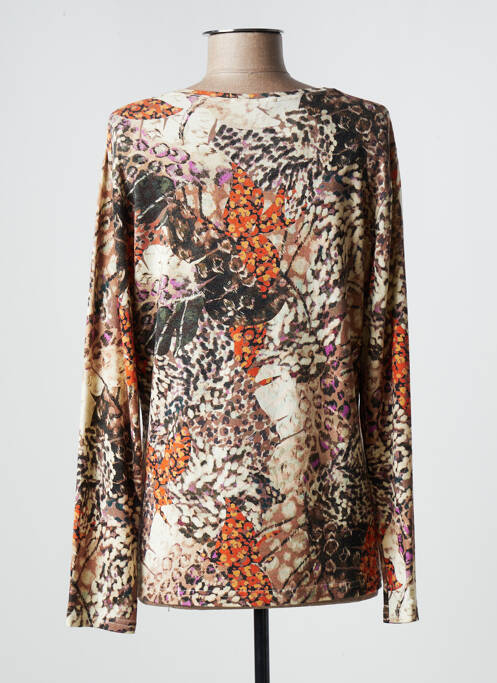 Top beige I.ODENA pour femme