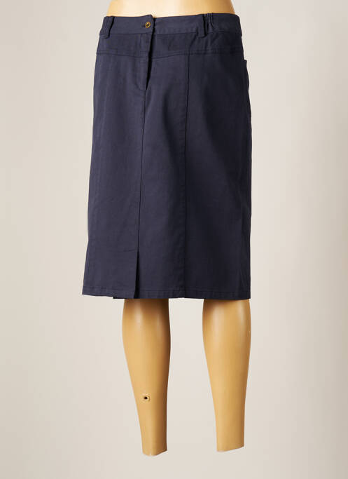 Jupe mi-longue bleu AGATHE & LOUISE pour femme