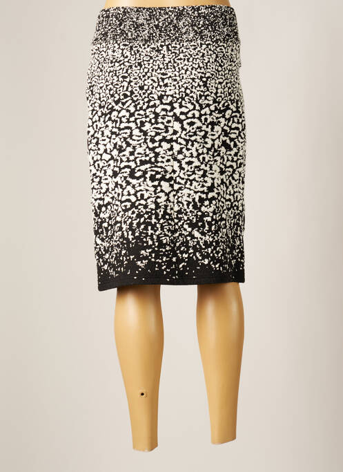 Jupe mi-longue noir FRANCE RIVOIRE pour femme