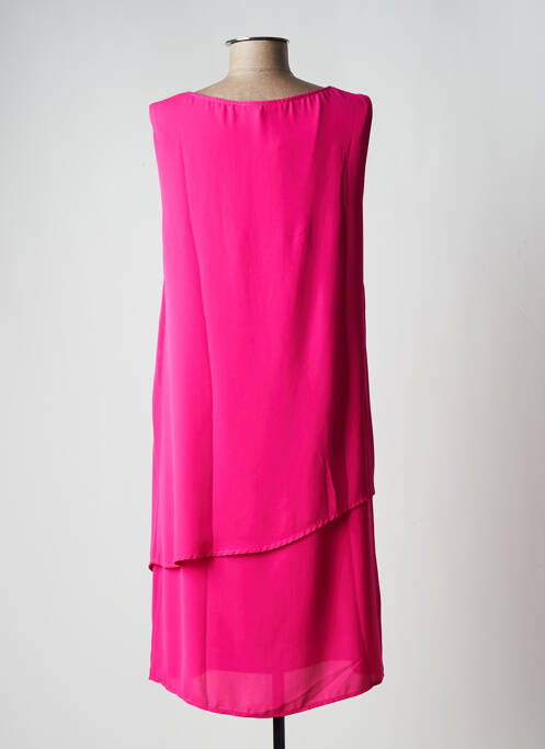 Robe mi-longue rose BARILOCHE pour femme