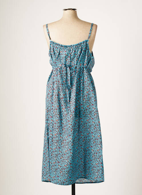 Robe mi-longue bleu BARANDI pour femme